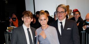 sarah jessica parker's son makes rare appearance at and just like that premiere