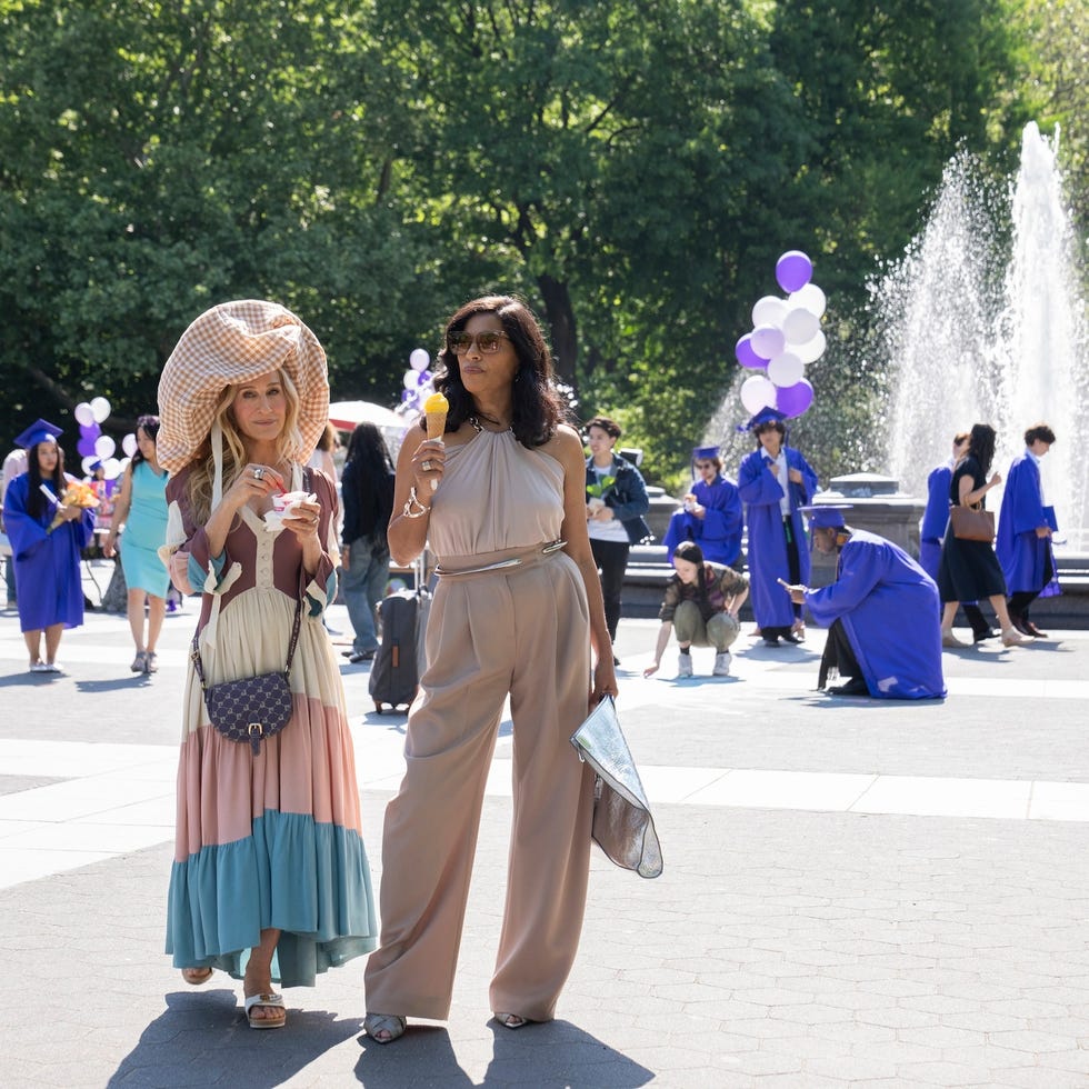 sarah jessica parker and sarita choudhury, and just like that