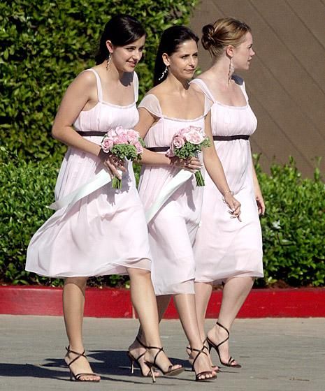 Celebrity Bridesmaids Dresses & Maid of Honour Pictures