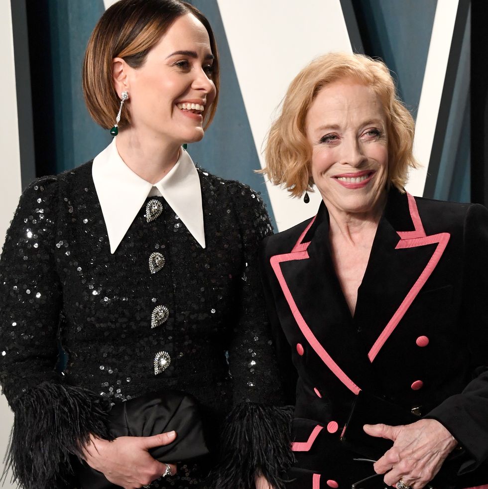 who is sarah paulson's wife, holland taylor inside the 'ratched' star's marriage