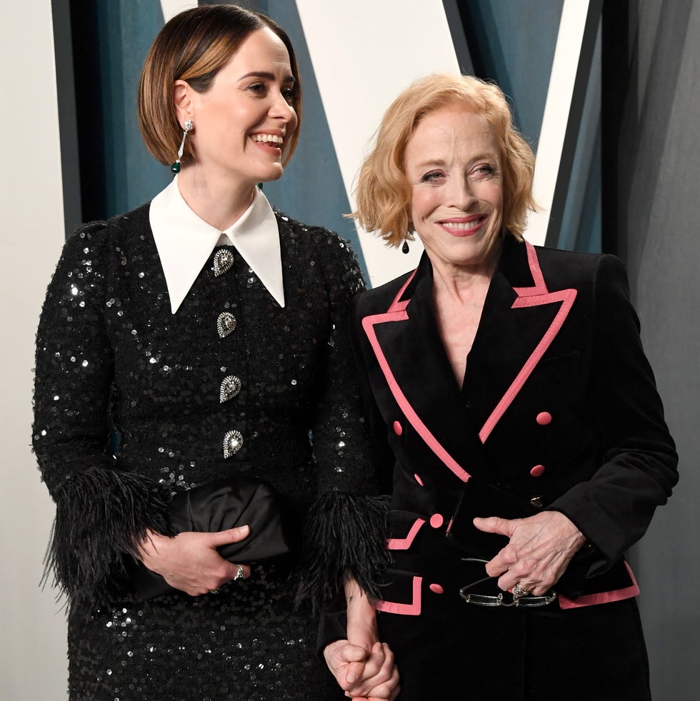 who is sarah paulson's wife, holland taylor inside the 'ratched' star's marriage