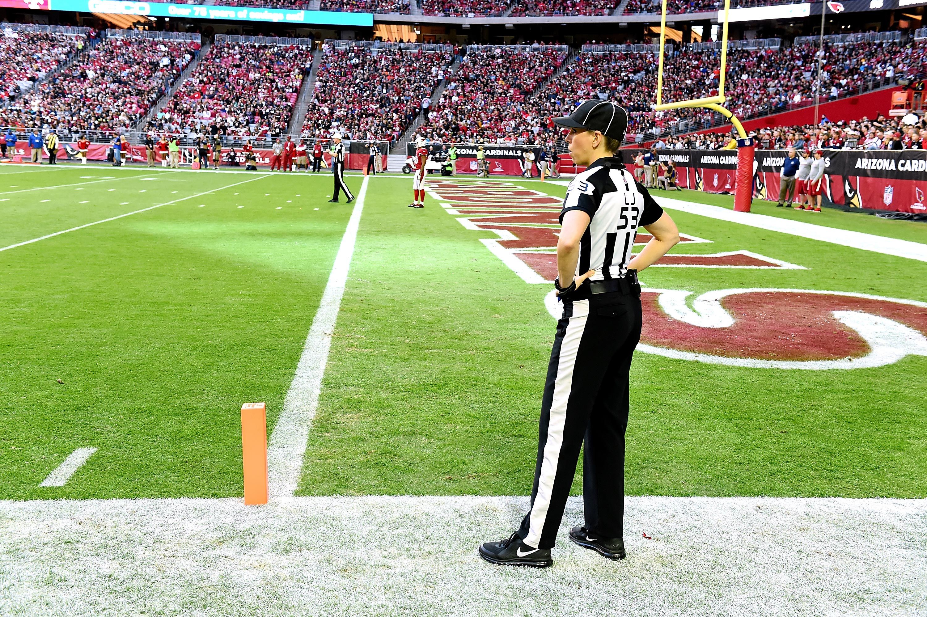 Sarah Thomas makes more NFL history as first female on-field official in  playoff game – The Denver Post