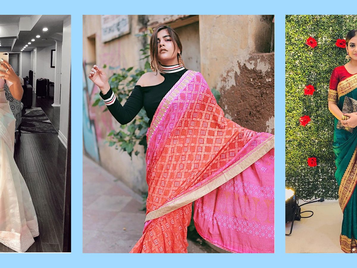 How to Wear a Saree – 10 Cute Sari Outfit Ideas