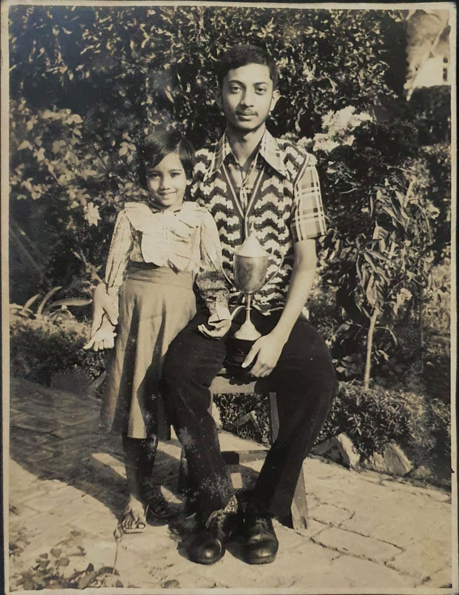 sarmistha sen as a small child