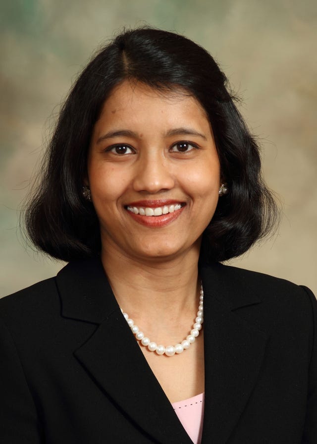 formal headshot of sarmistha sen