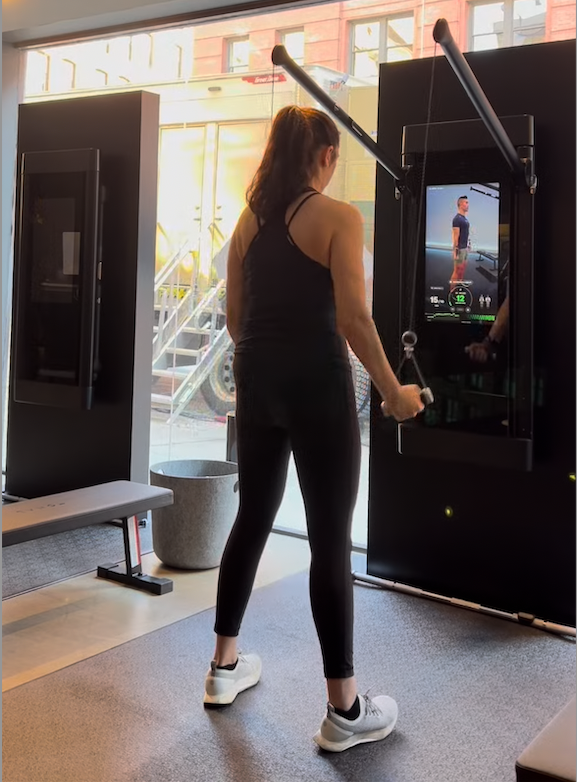 sassos testing the tonal 2 smart gym machine
