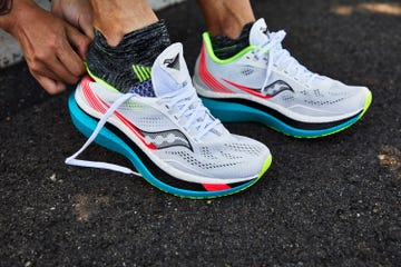 saucony endorphin pro worn by editor amanda furrer