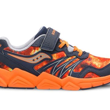 Shoe, Footwear, Orange, Sneakers, Running shoe, Outdoor shoe, Walking shoe, Product, Yellow, Athletic shoe, 