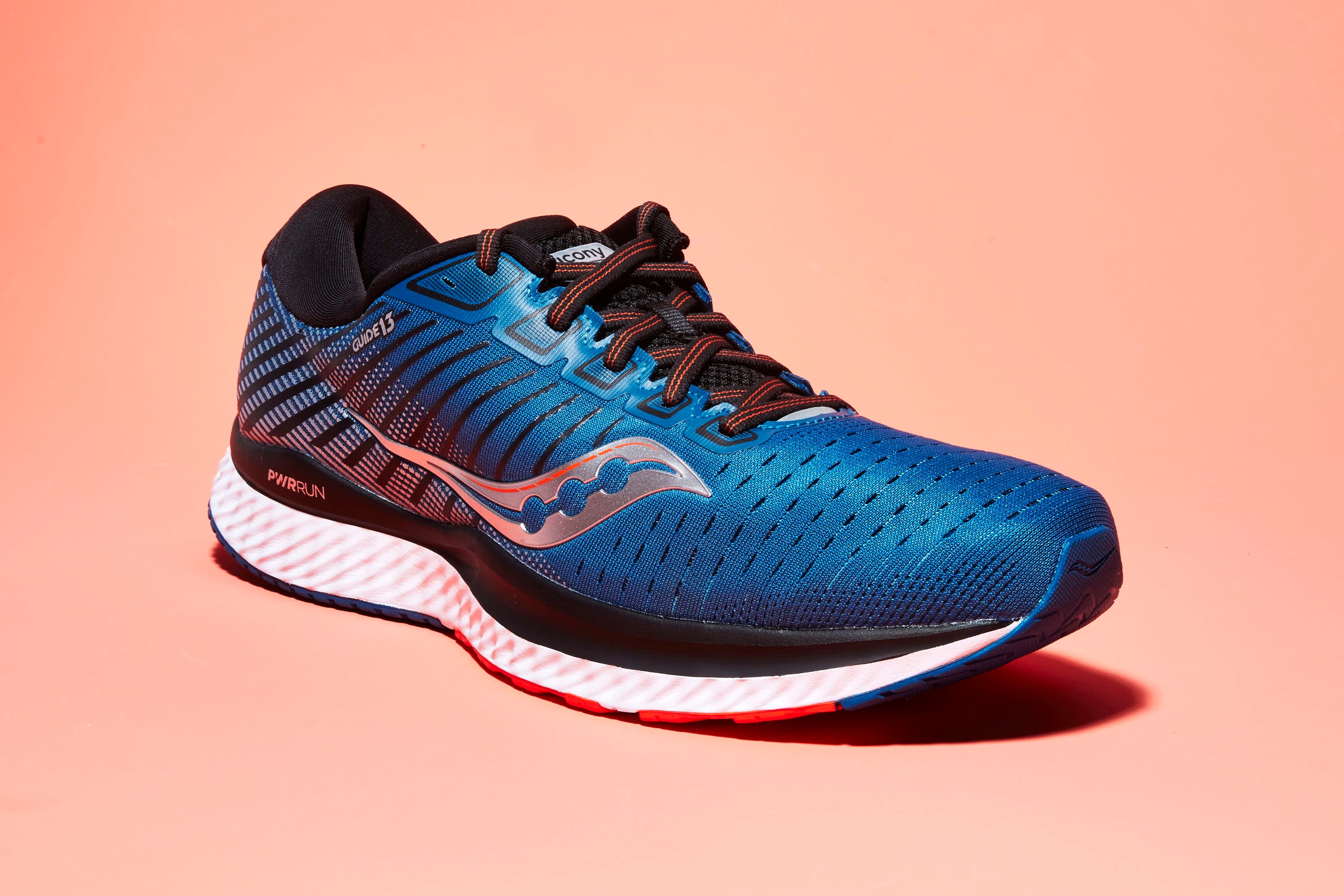 Shoe, Footwear, Blue, Running shoe, Outdoor shoe, Walking shoe, Sneakers, Product, Orange, Athletic shoe, 