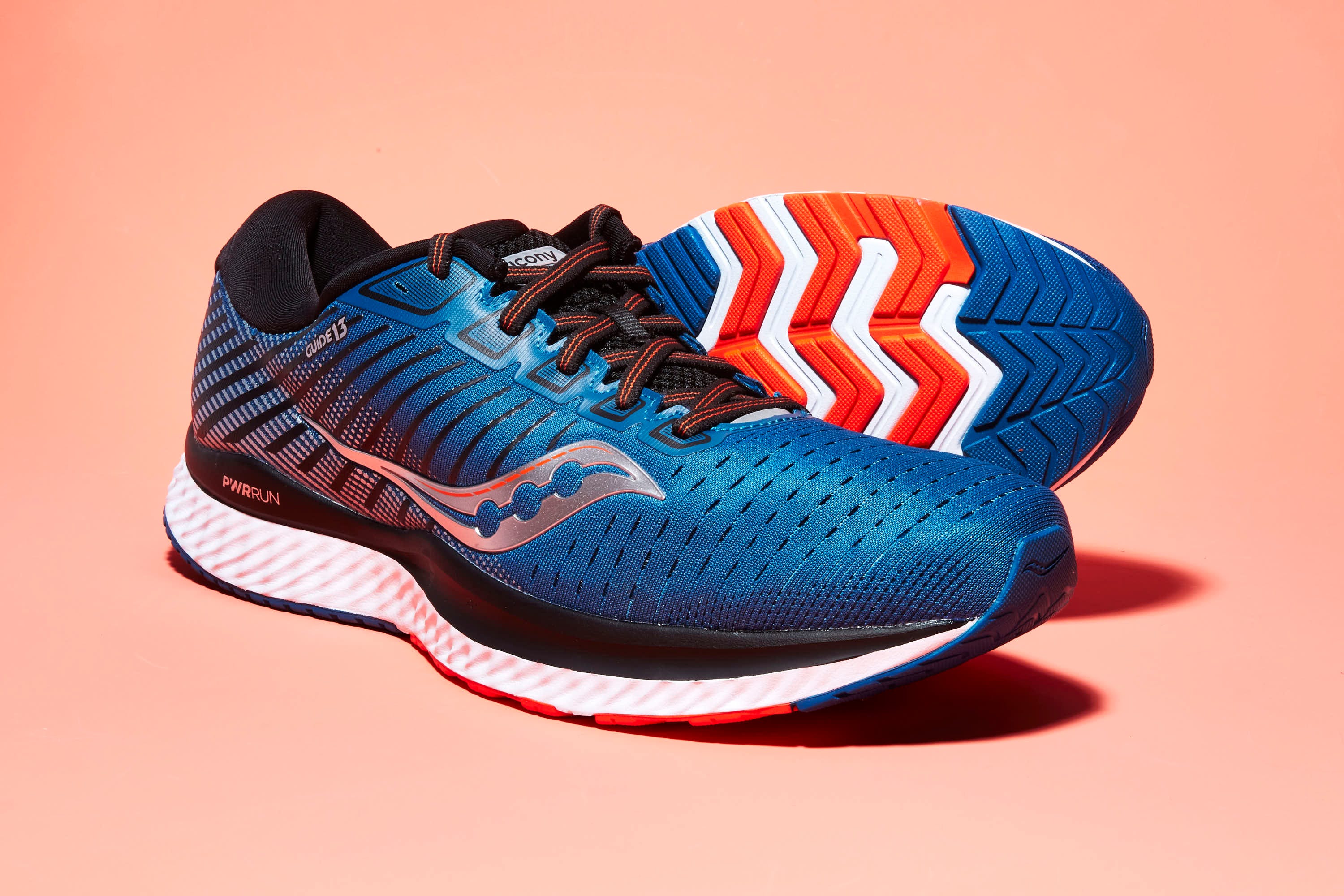 Footwear, Blue, Shoe, Orange, White, Sneakers, Red, Walking shoe, Tennis shoe, Outdoor shoe, 