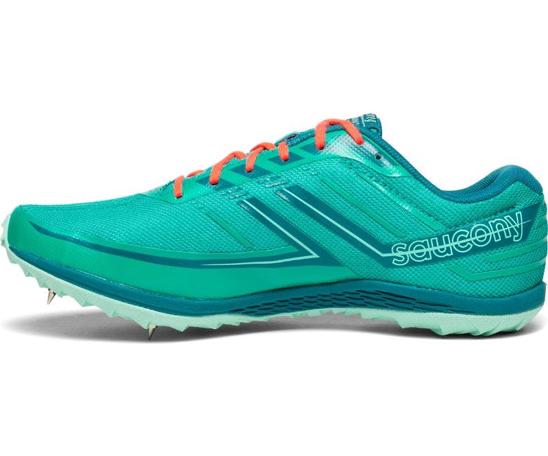 Shoe, Footwear, Outdoor shoe, Running shoe, Aqua, Turquoise, Walking shoe, Green, Sneakers, Orange, 