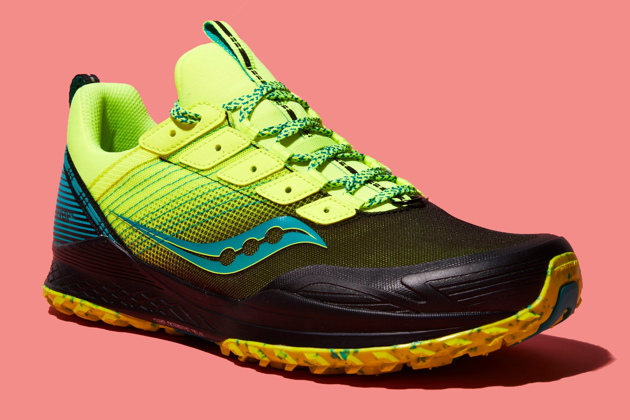 Shoe, Footwear, Outdoor shoe, Running shoe, Green, Yellow, Walking shoe, Athletic shoe, Basketball shoe, Sneakers, 