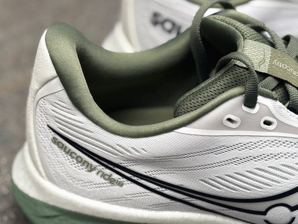 sporting footwear designed for running