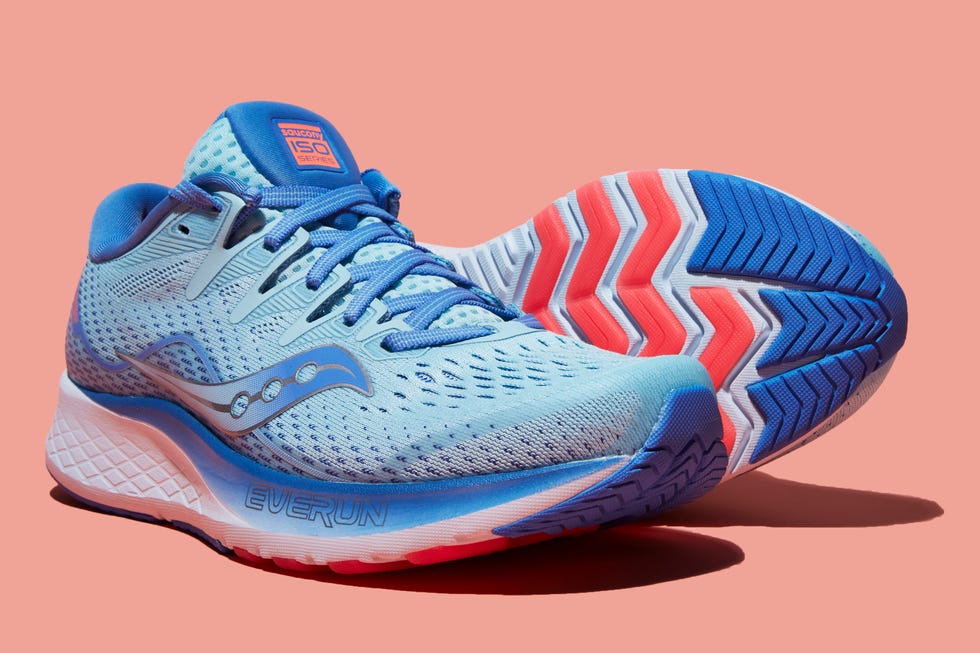Shoe, Footwear, Outdoor shoe, Running shoe, Blue, White, Walking shoe, Orange, Sneakers, Cobalt blue, 