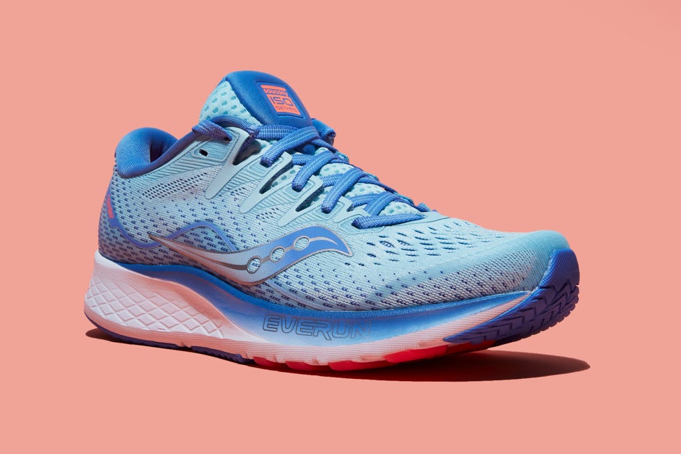Shoe, Footwear, Running shoe, Outdoor shoe, Blue, Sneakers, White, Walking shoe, Cross training shoe, Product, 