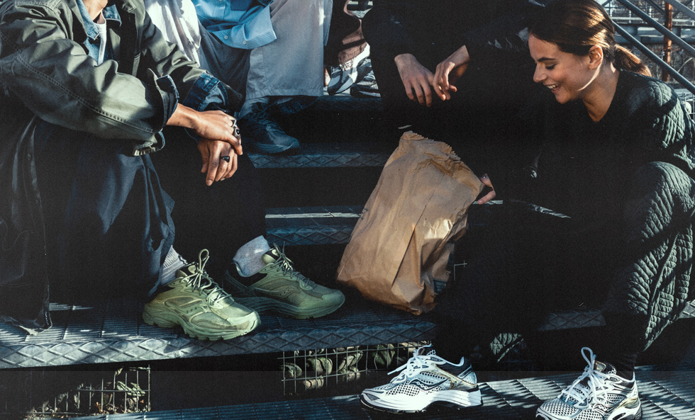 saucony run as one campaign