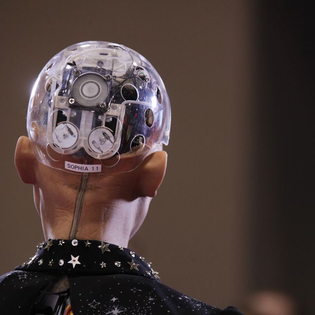 Humanoid Robot Sophia In Toronto