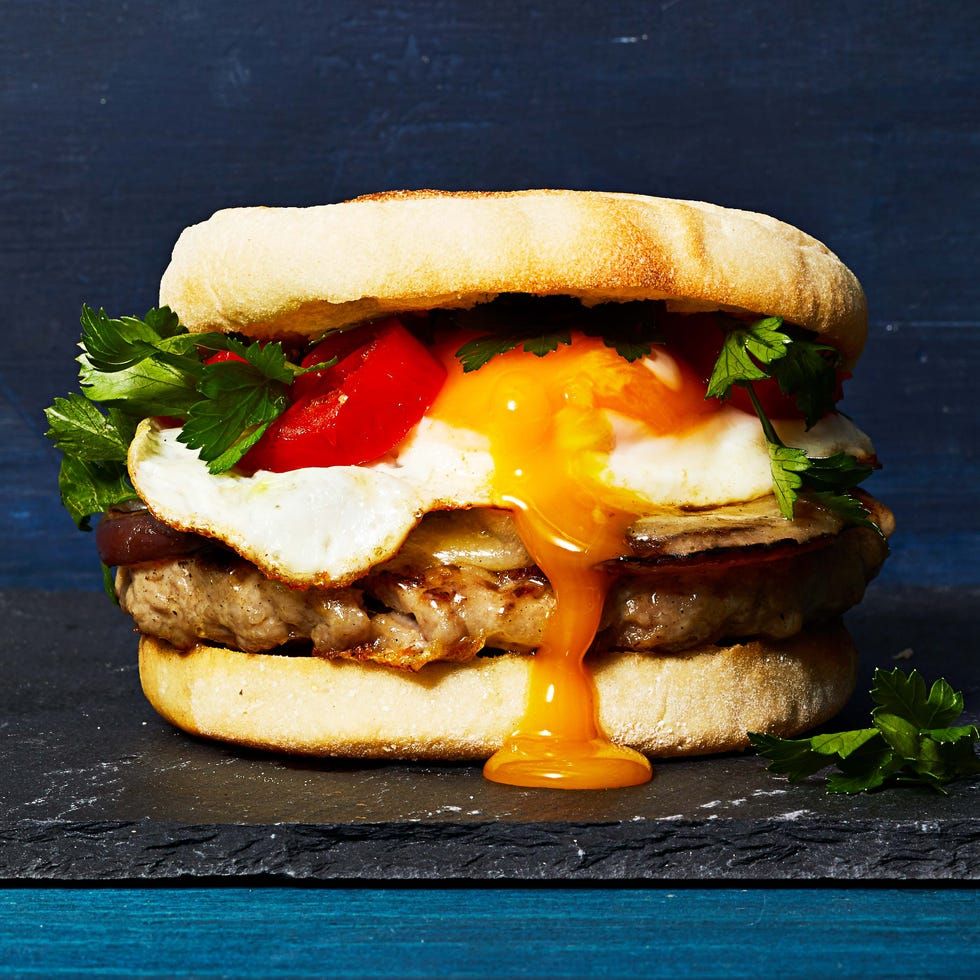 sausage and egg sandwiches