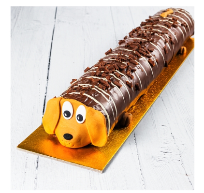asda sid the sausage dog cake