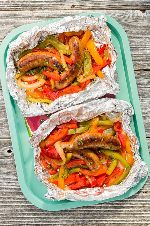 Sausage and Peppers Foil Pack