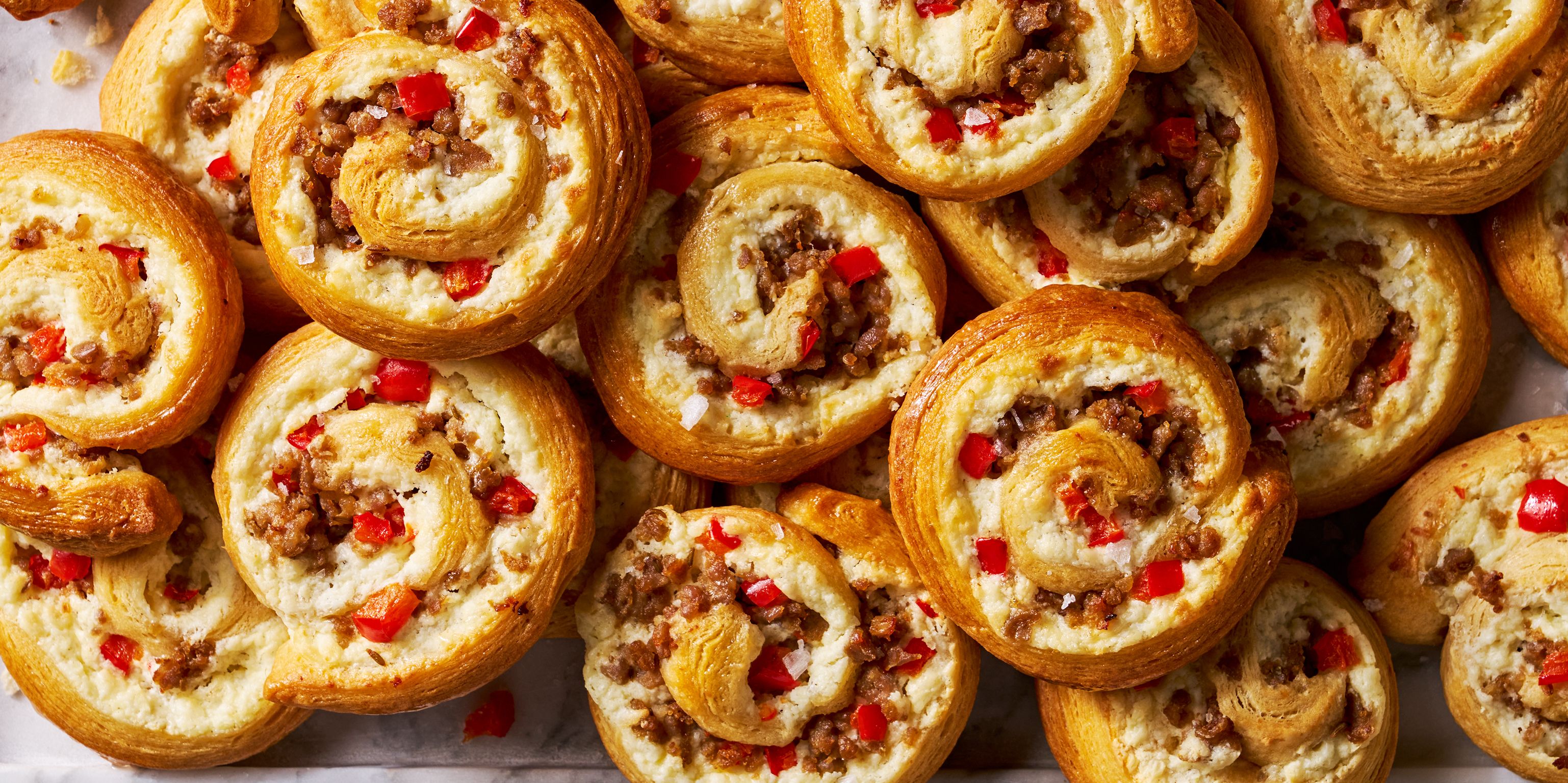 Best Sausage Pinwheels Recipe - How To Make Sausage Pinwheels