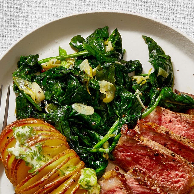 Sautéed Spinach with Garlic and Lemon sautéed spinach with garlic and lemon