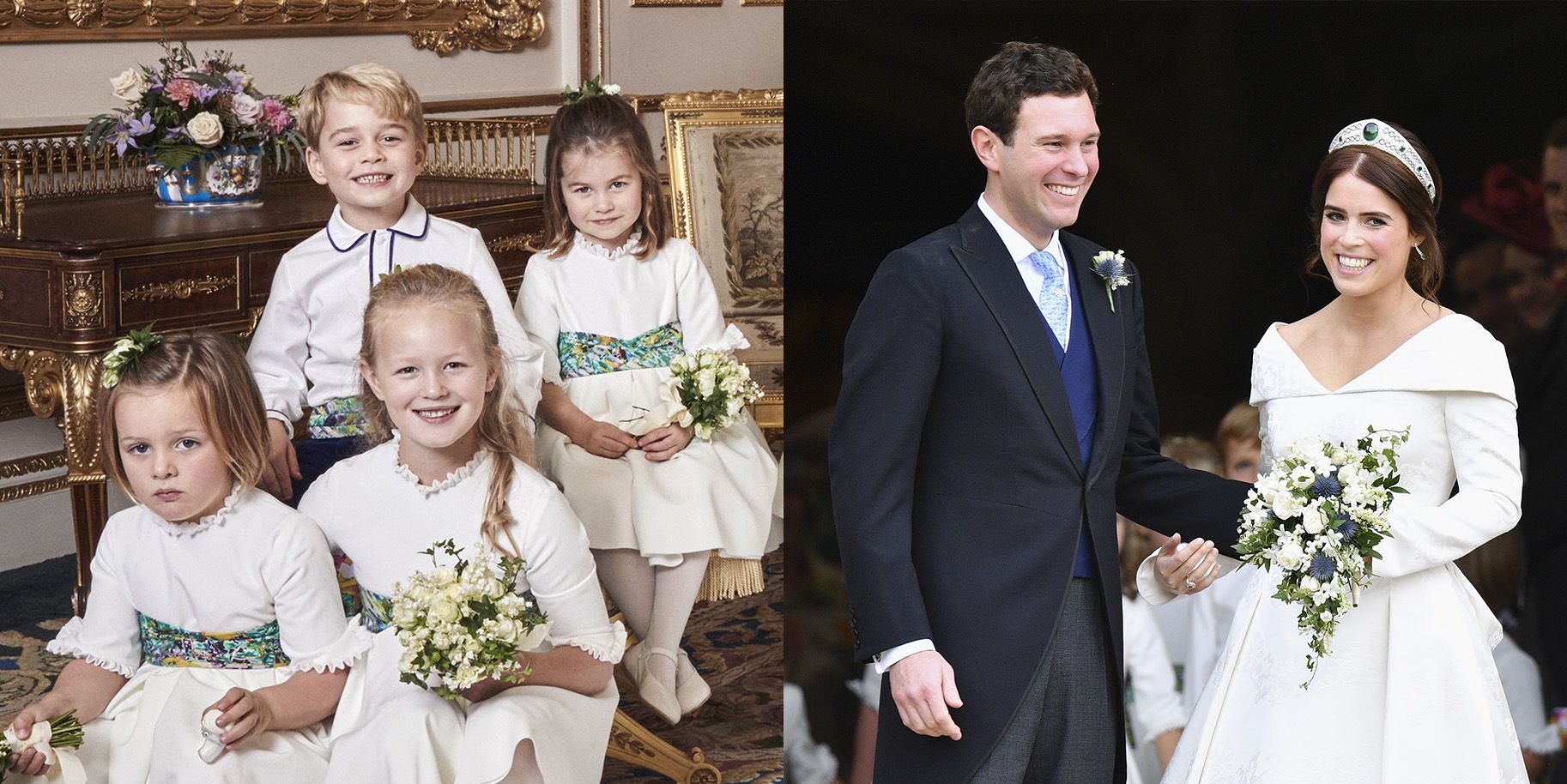 Panorama Voorrecht Uitgaven Savannah Phillips Steals the Show in Princess Eugenie's Official Royal  Wedding Portraits
