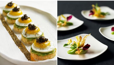 eggs and caviar