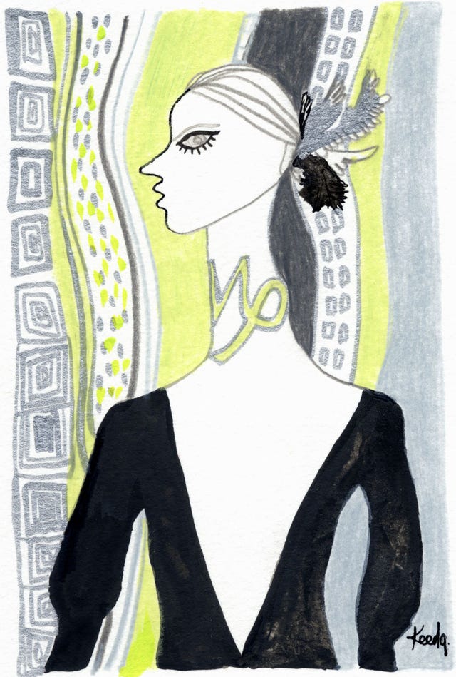 Fashion illustration, Illustration, Cartoon, Art, Design, Drawing, Sketch, Textile, Pattern, Linens, 