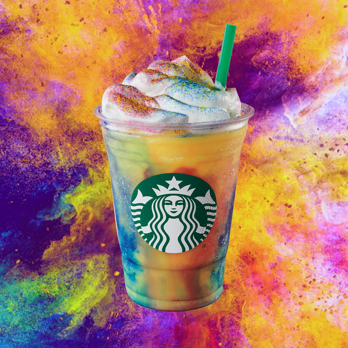 Starbucks Tie-Dye Frappuccino