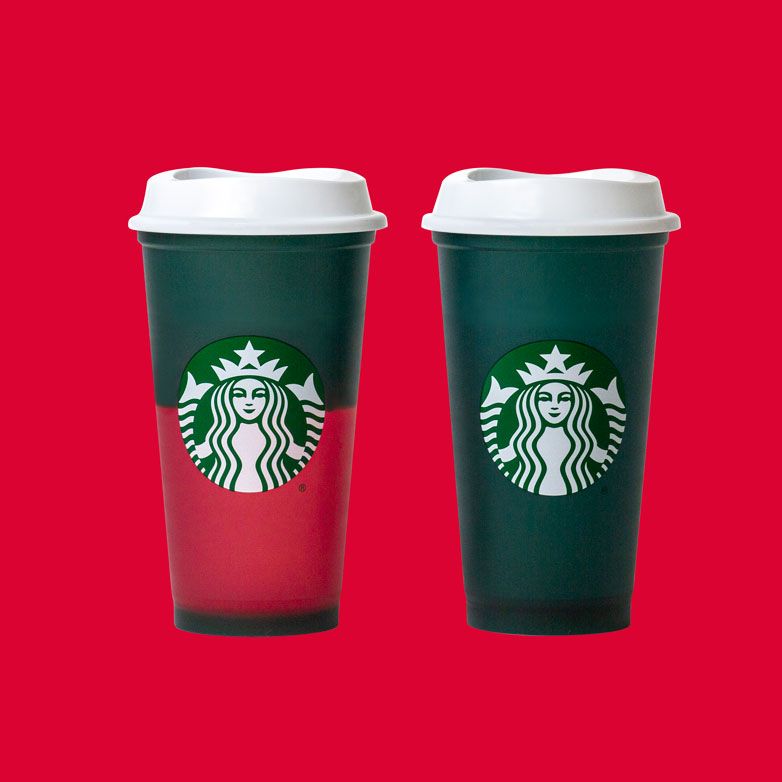 2020 Starbucks 5pk Candy Cane Color Change Reusable Hot Cups for sale online 