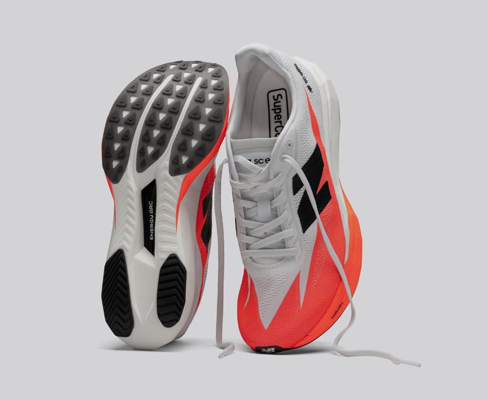 sport shoes designed for running with notable design features