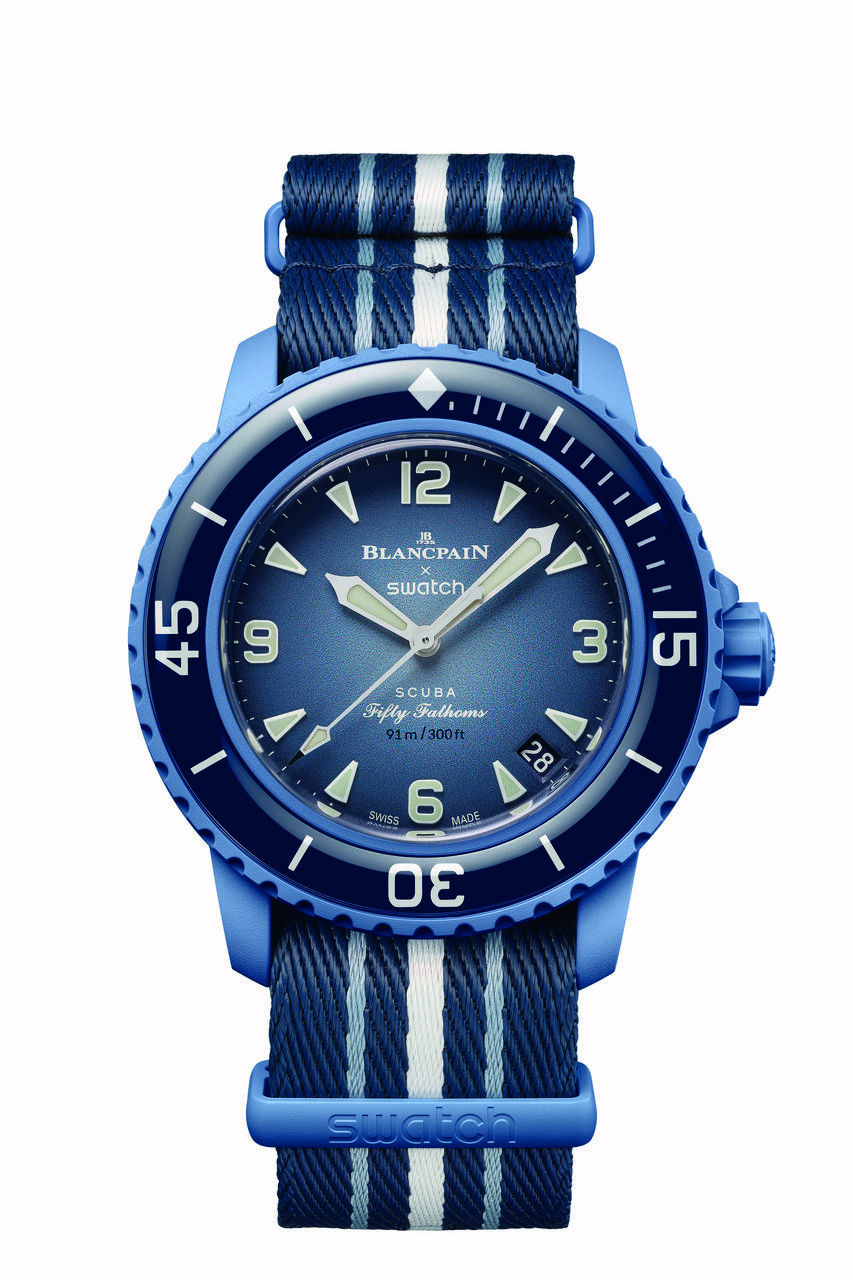 スウォッチ Scuba Fifty Fathoms“Blancpain Atlantic Ocean”-