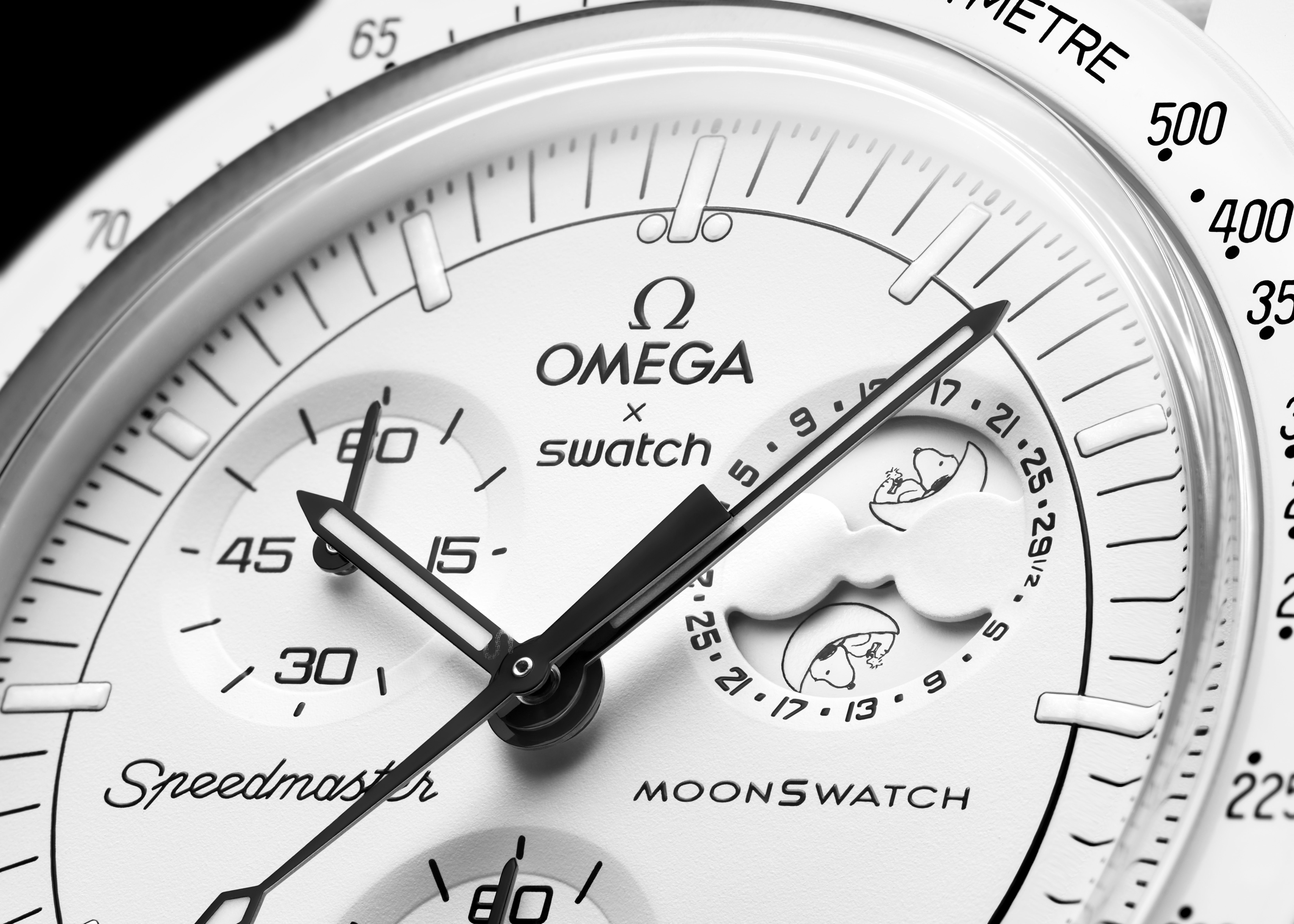 カラーブラックSnoopy x OMEGA x Swatch MoonSwatch 黒