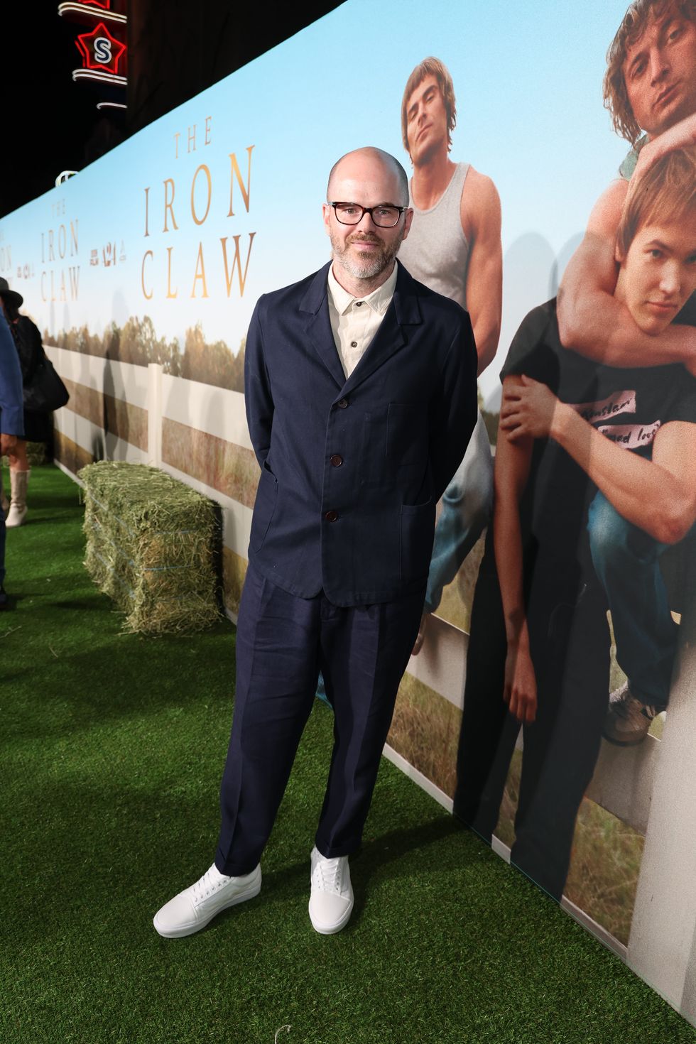 dallas, texas november 08 writerdirectorproducer sean durkin attends the premiere of a24s the iron claw at the texas theatre on november 08, 2023 in dallas, texas photo by stewart cookgetty images for a24