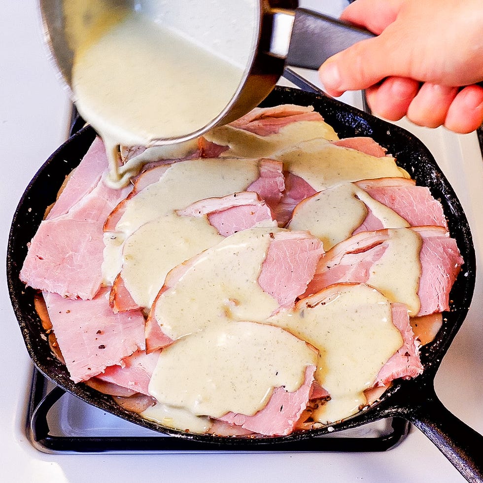 scalloped potatoes and ham