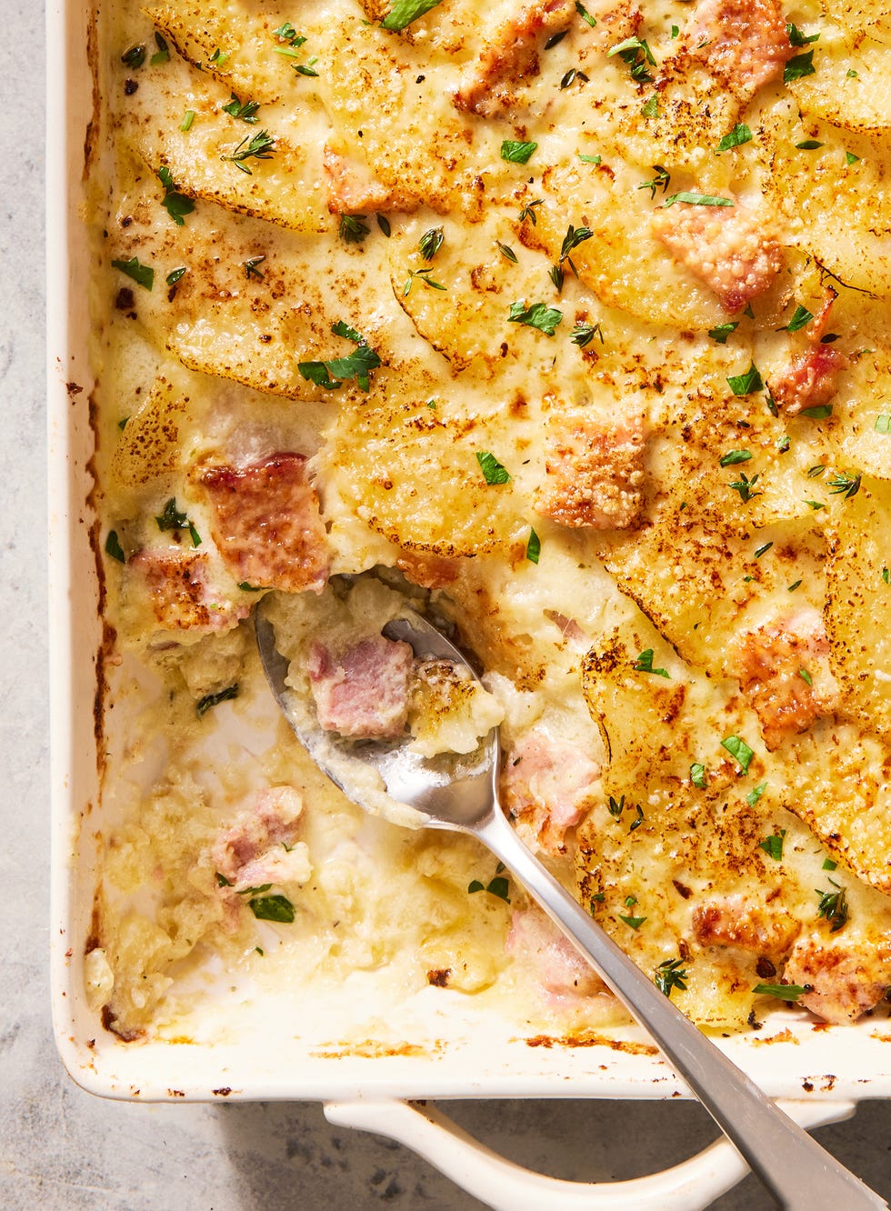scalloped potatoes ham