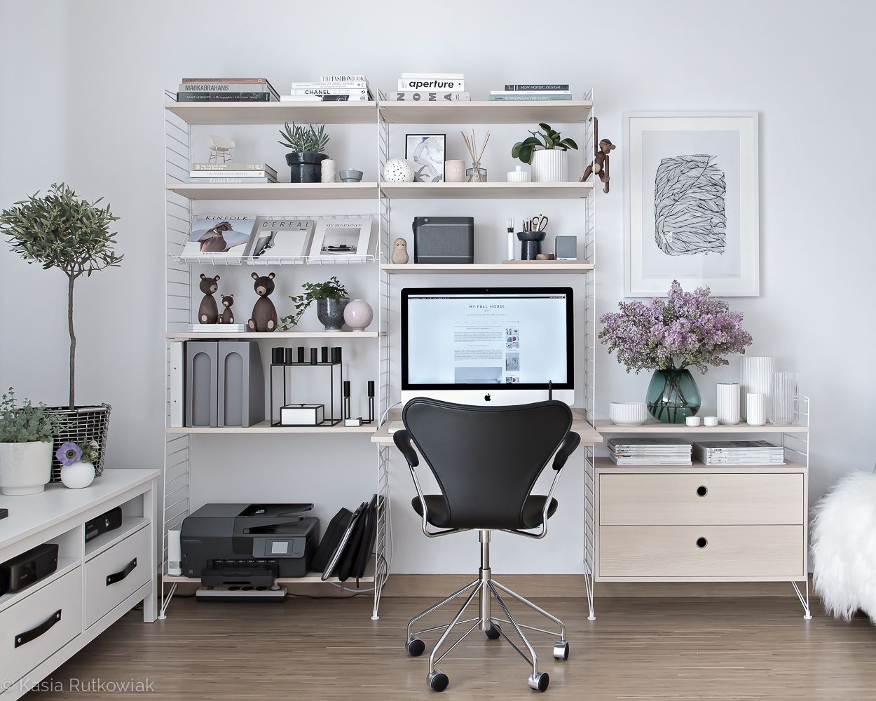 Home Office With Scandinavian Design