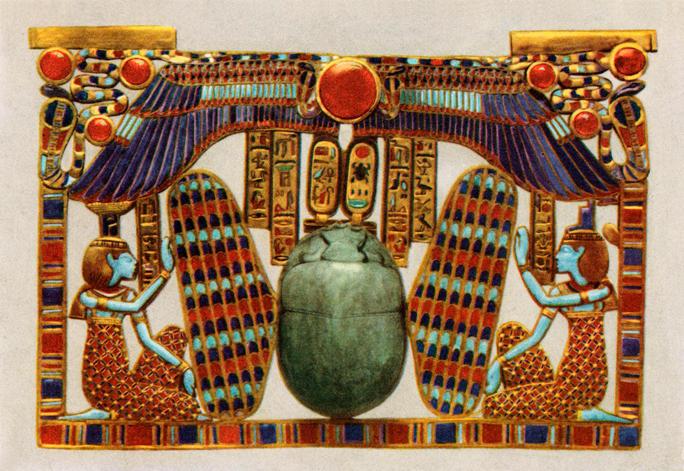 scarab tutankhamen tomb