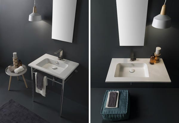 Scopri il lavabo sospeso o da appoggio più adatto alla tua casa tra le soluzioni di design del brand Scarabeo.