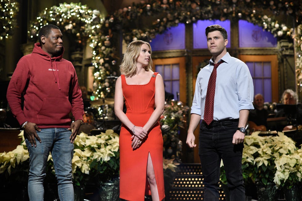 colin jost scarlett johansson