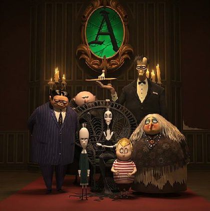 a portrait of the animated addams family, a good housekeeping pick for best halloween movies for kids