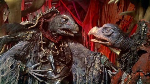 a skeksis from 'the dark crystal,' a good housekeeping pick for best scary movies for kids