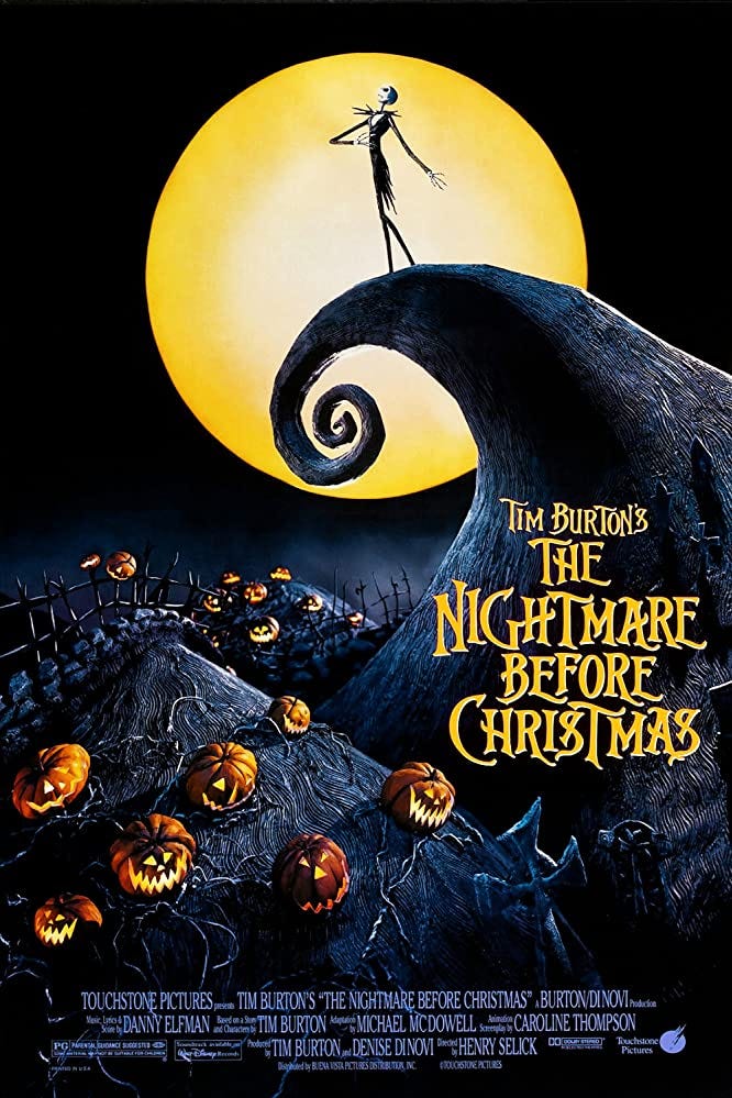 scary-movies-for-kids-the-nightmare-before-christmas Nightmare Before Christmas movie poster