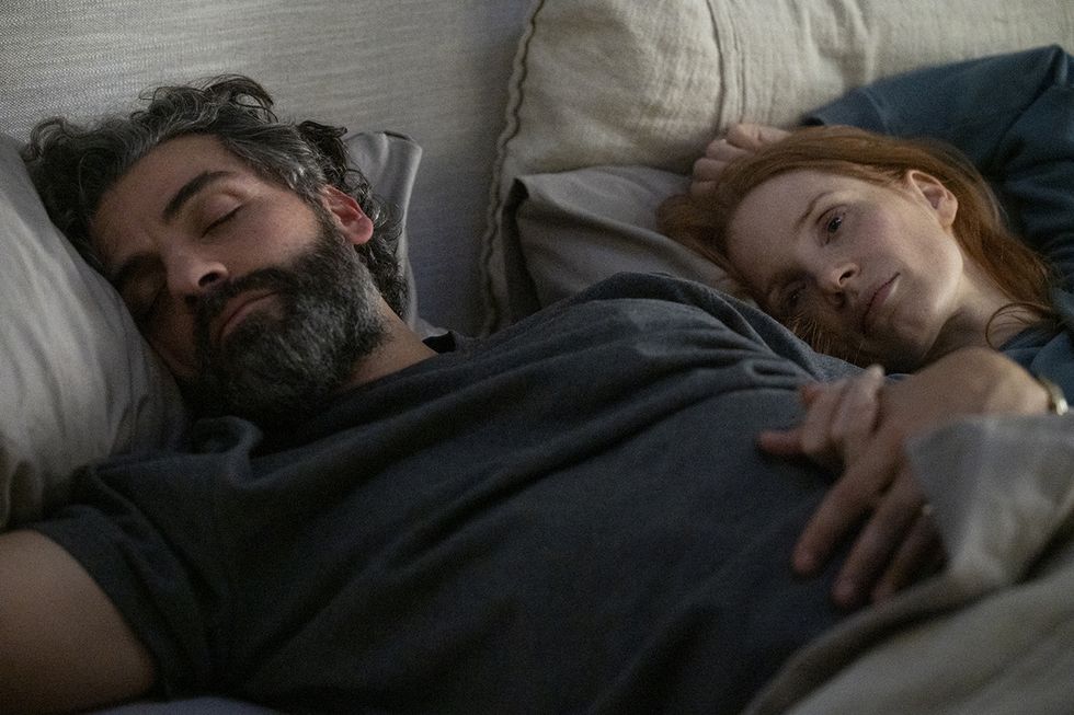 jessica chastain and oscar isaac in scenes from a marriage