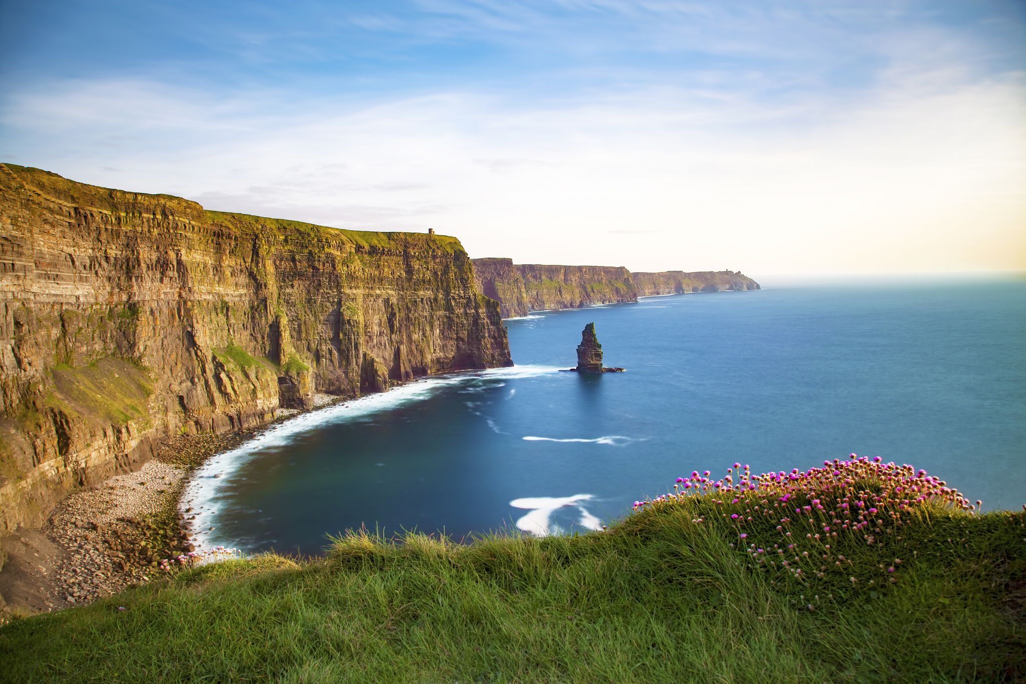 Scenic View Of Cliffs Of Moher, Liscannor, Ireland