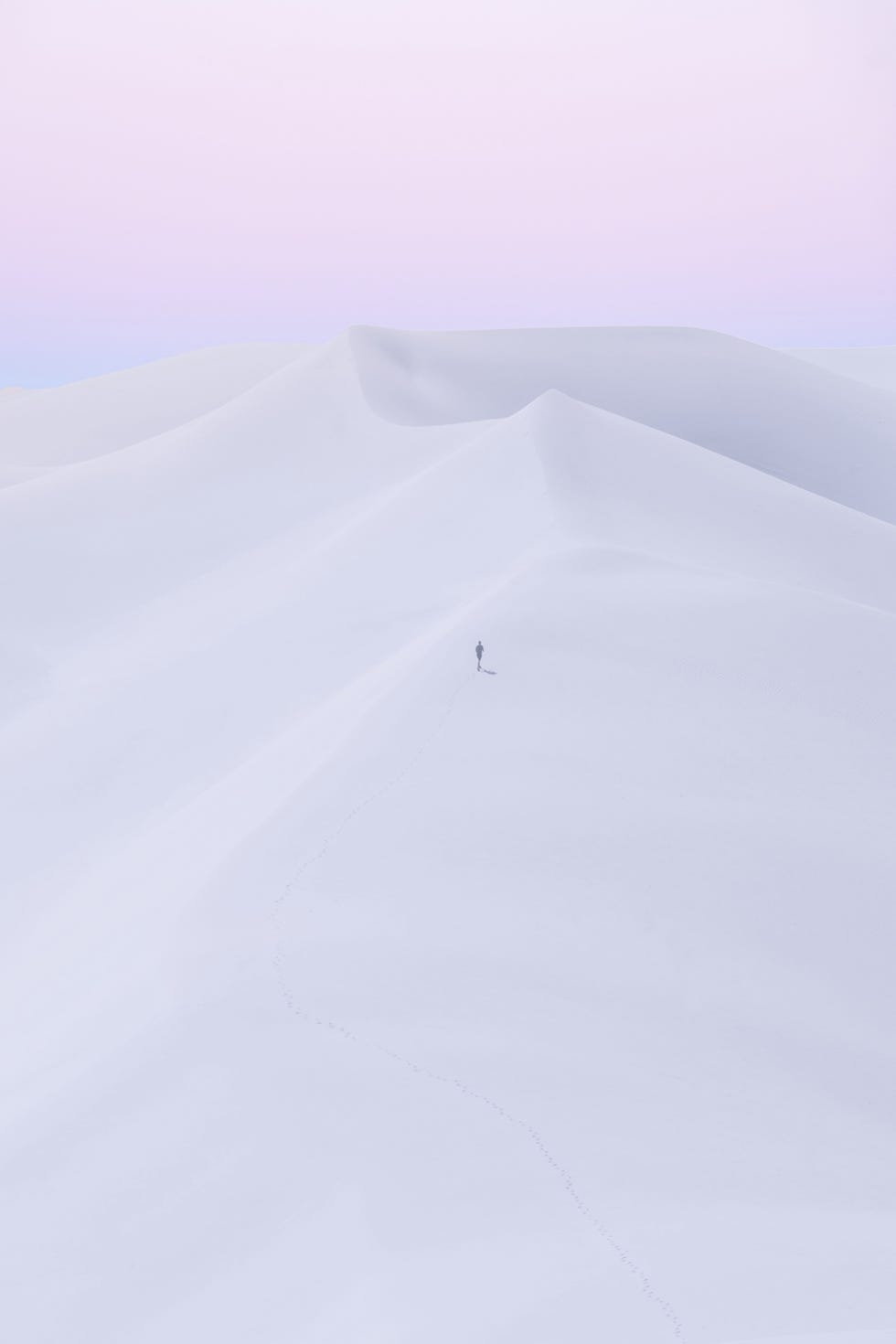 Scenic View Of White Sands Against Sky scenic view of white sands against sky