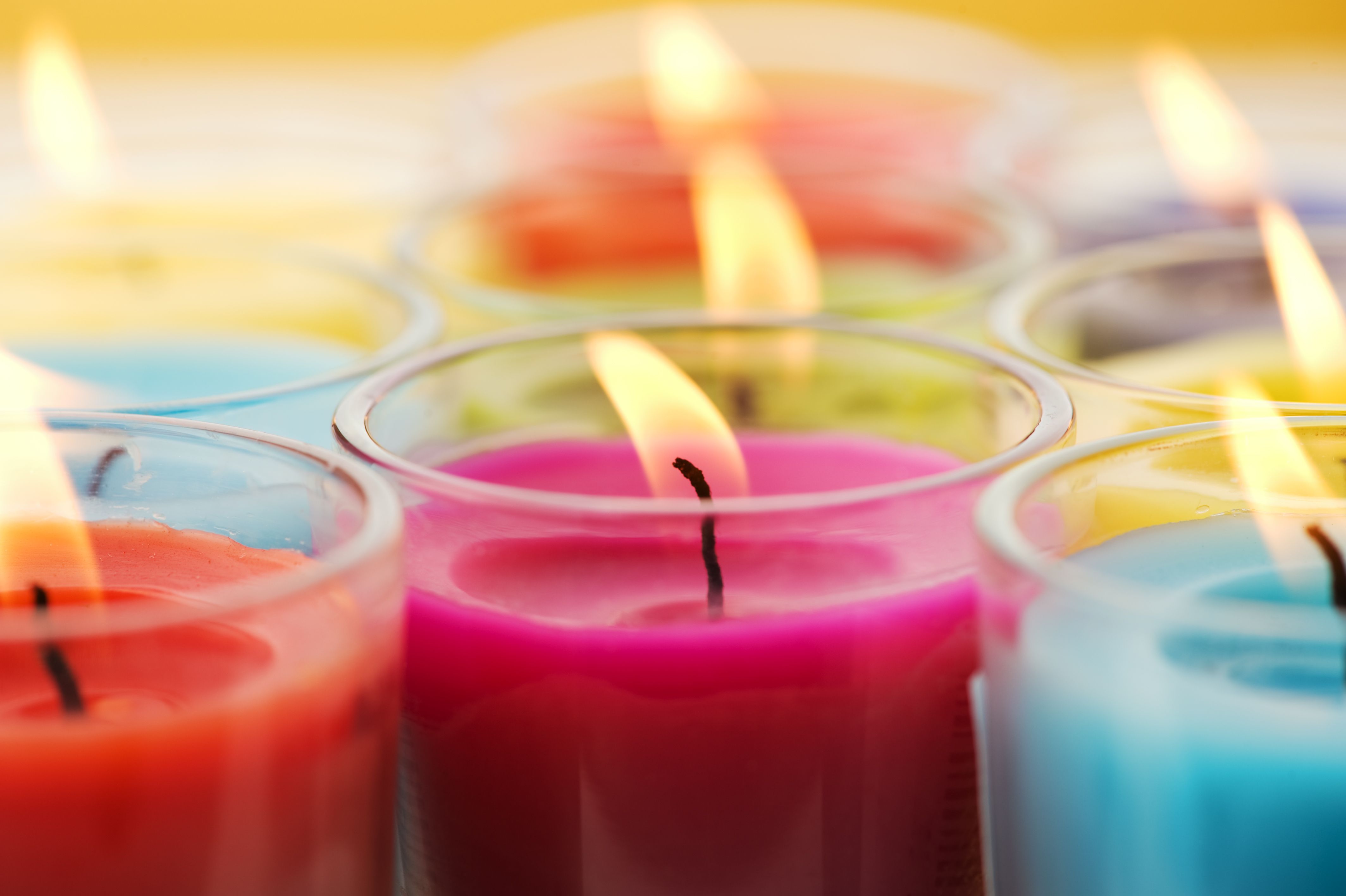pretty scented candles