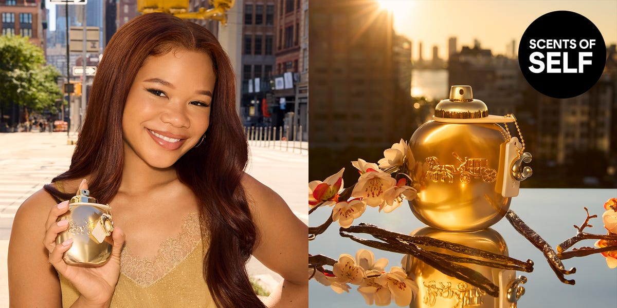 storm reid for launch of coach gold perfume storm reid for launch of coach gold perfume