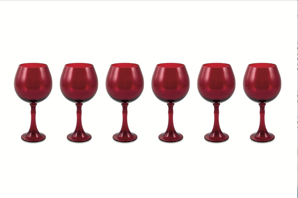 Stemware, Wine glass, Red, Glass, Drinkware, Champagne stemware, Tableware, Material property, Magenta, Drink, 